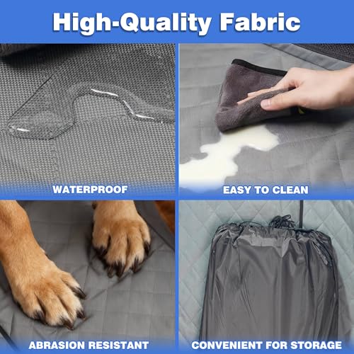 Dog Car Seat Cover for Back Seat