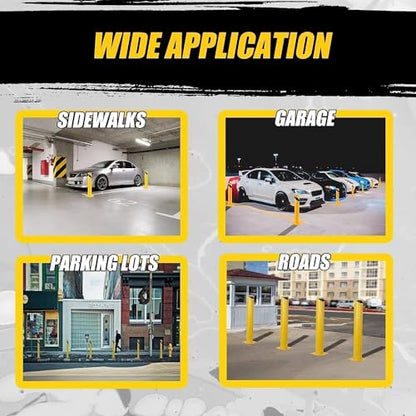 4 Pack Heavy Duty Safety Bollards