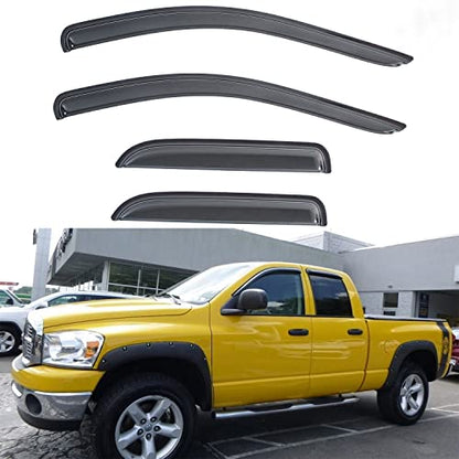 4pcs Window Visors Rain Guards for 02 (4 Count)