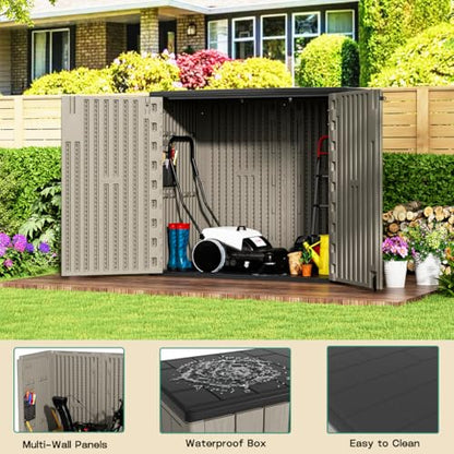 Outdoor Horizontal Storage Sheds