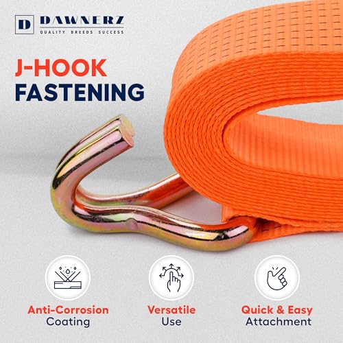 Heavy Duty Ratchet Straps 3 inch x 30 ft