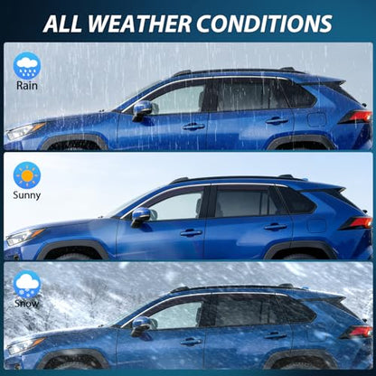 in Channel Rain Guards for Toyota RAV4 2019 (4 Count)