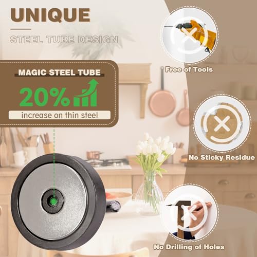 Magnetic Hooks Steel Tube Design for Cruise (10 Count)