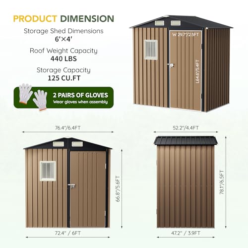 Outdoor Steel Storage Shed