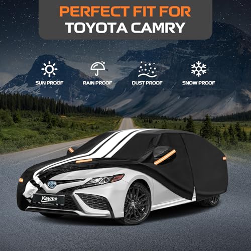 Toyota Camry Car Cover Waterproof All Weather for Automobiles