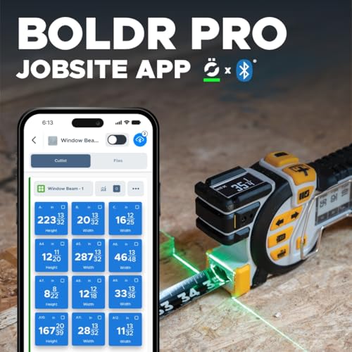 T1 Tomahawk 25 ft Digital Tape Measure for the Job Site