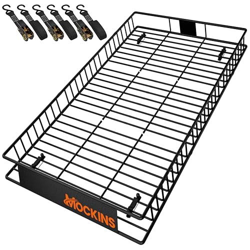 90"x50"x6" XXL Heavy Duty Roof Rack Cargo Basket 2