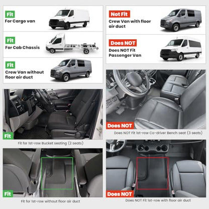Floor Mats for Mercedes Benz Sprinter 1500
