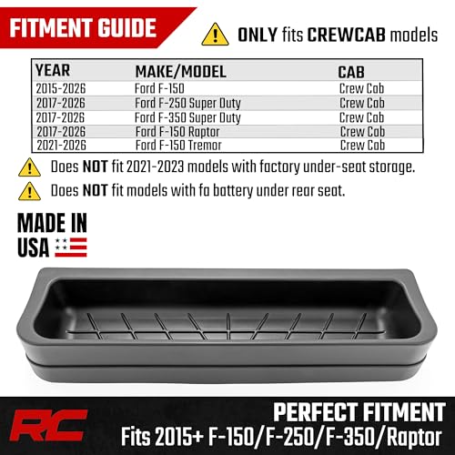 Ford Custom Fit Under Seat Storage for 15