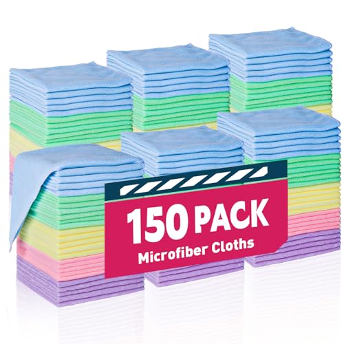 Microfiber Towels Bulk (150 Count)