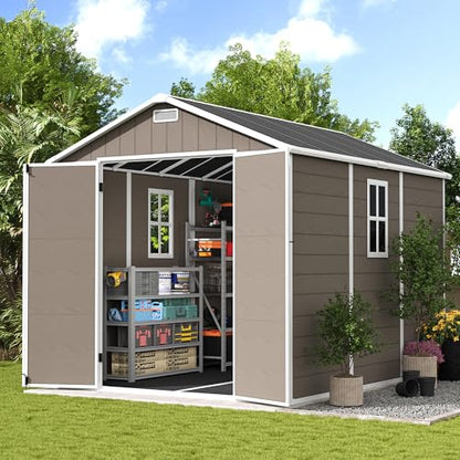 Outdoor Resin Storage 8x10 FT Shed