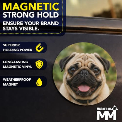 6 Inch Round Car Magnet (25 Count)