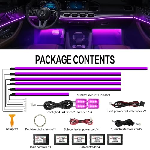 Acrylic Interior Car Lights