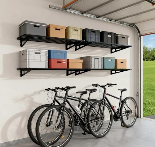 Garage Shelving Wall Mounted (4 Count)