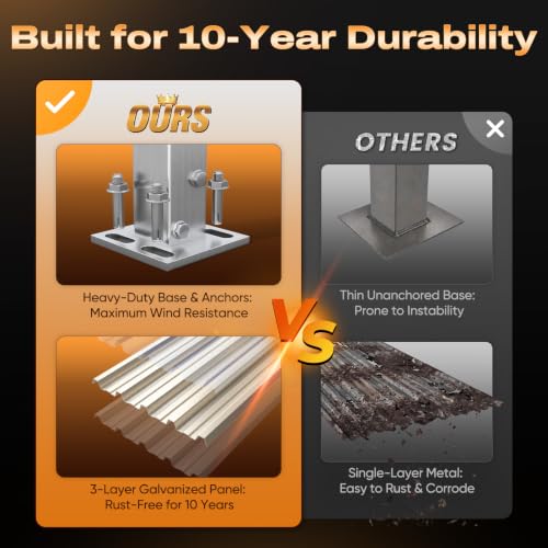 20x20 FT Heavy Duty Lean