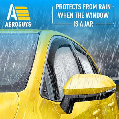 Extra Durable Window Deflectors in (4 Count)