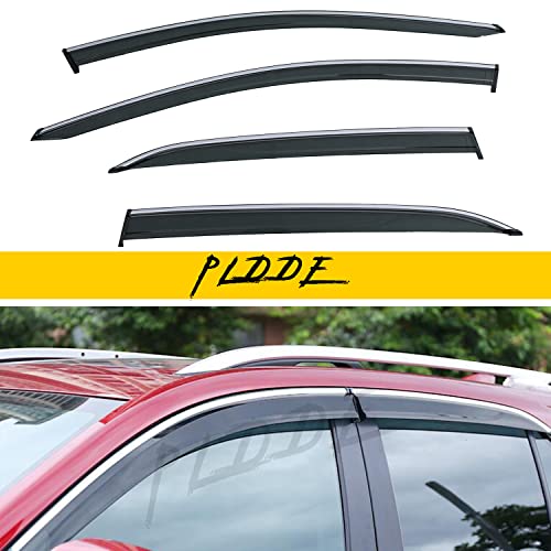 4Pcs Window Visors Rain Guards Compatible with 2018 (4 Count)