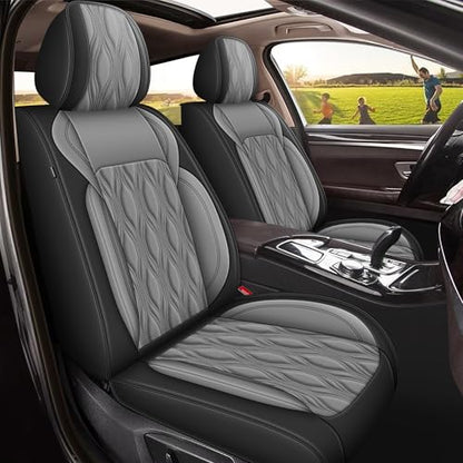 Front Waterproof Leather Seat Covers for Subaru WRX 2015