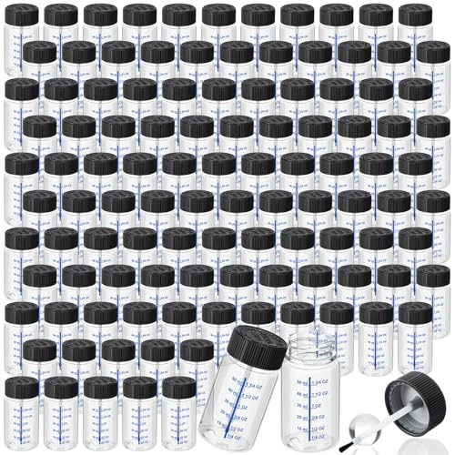 60 Pcs Touch up Paint Bottle with Brush Mixing Ball (60 Count)