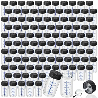 60 Pcs Touch up Paint Bottle with Brush Mixing Ball (60 Count)