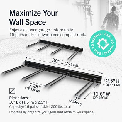Ski Rack Wall Mount