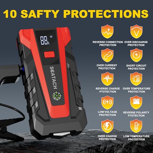 6000A Car Battery Jump Starter
