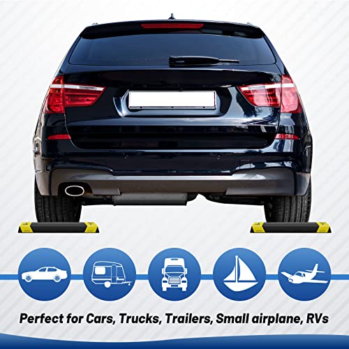 18'' Heavy Duty Car Stoppers for Garage (2 Count)