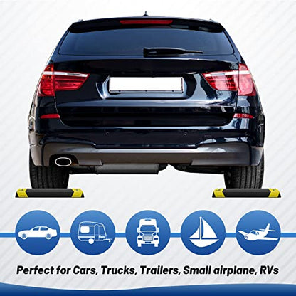 18'' Heavy Duty Car Stoppers for Garage (2 Count)