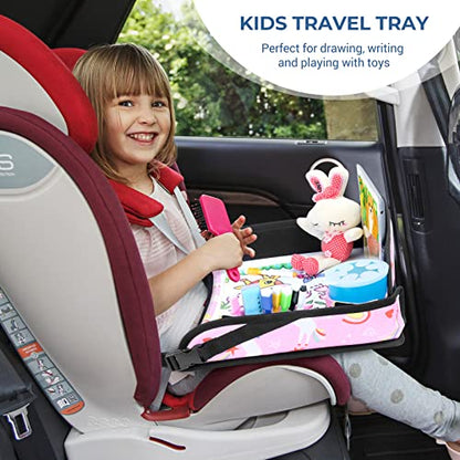 Kids Travel Tray for Car Seat & Airplane (2 Count)