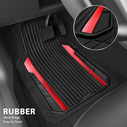 Heavy Duty Rubber Car Mats Metallic