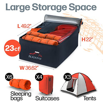 23 cft. Extra Waterproof Rooftop Cargo Carrier Bag