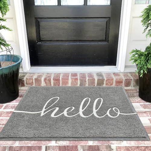 Door Mat Outside Inside Hello Doormat