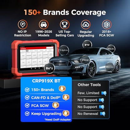 X431 CRP919XBT ECU Coding OBD2 Scanner