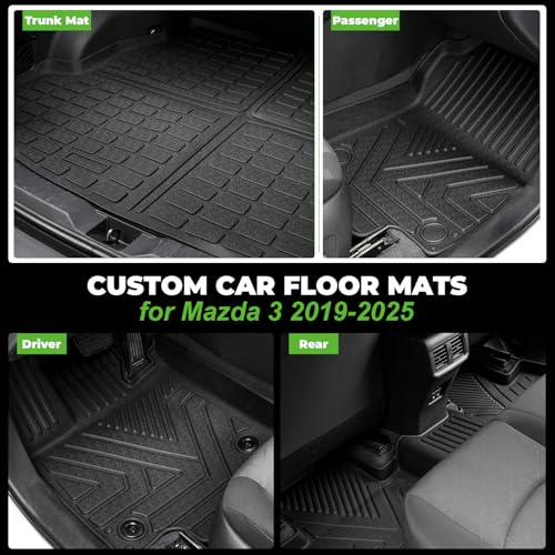 Floor Mats & Cargo Liner Set Custom Fit for 2019