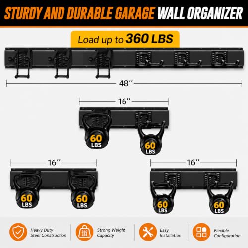 Garage Tool Organizer Wall Mount