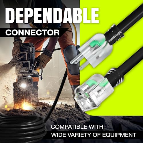 6ft Outdoor Indoor Extension Cord 12 (6 Foot)