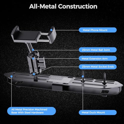 Metal Phone Mount for Jeep Wrangler JL JLU &Gladiator JT 2018