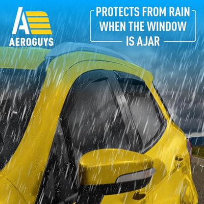 Extra Durable Window Deflectors in (4 Count)