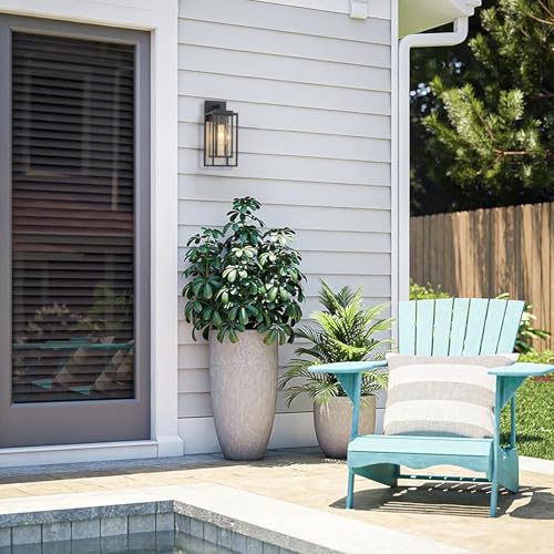 14" Outdoor Wall Light Fixtures Waterproofed Exterior Lantern W (2 Count)