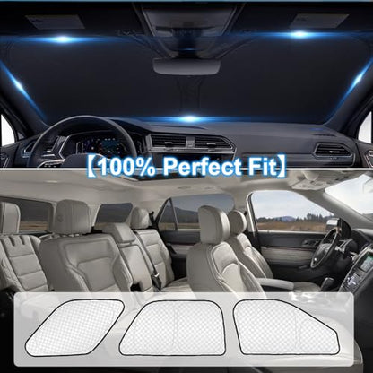 8pcs Thicken Sun Shades for Ford Explorer 2011 (8 Count)