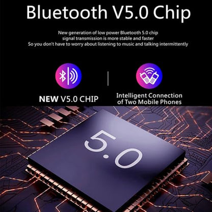 Bluetooth Earpiece Headphone Dual Noise Cancelling Mic Painless Open