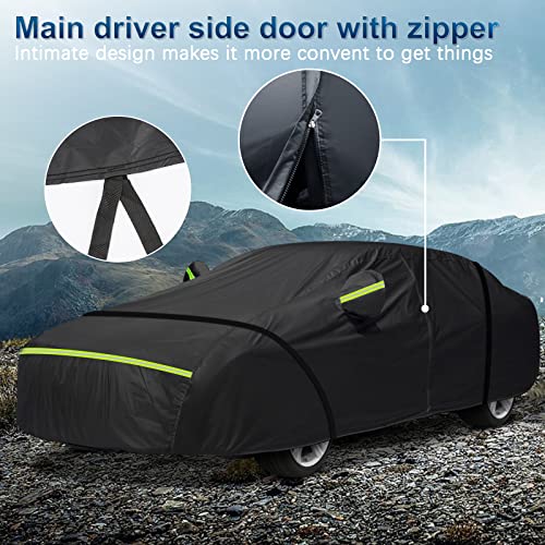 for Mercedes Benz S Car Cover Waterproof All Weather Heavy Duty Protection