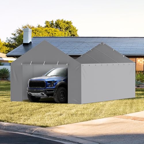Carport Replacement Canopy Cover Side Wall 13 x 20 ft