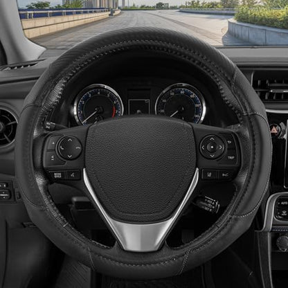 GripDrive Carbon Fiber Steering Wheel Cover