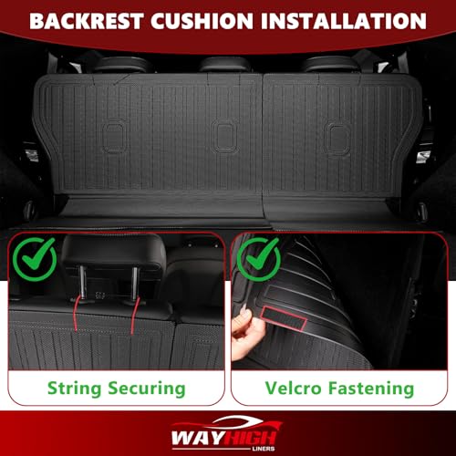All Weather Floor Mats and Cargo Mat Set for Ford Expedition Max 7 Seats 2021