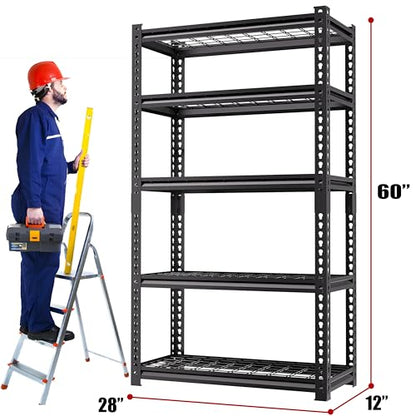 5 Tier Heavy Duty Garage Shelving