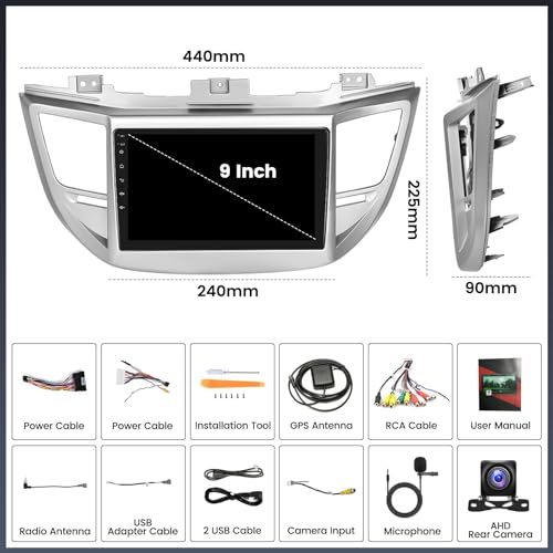 8 Core 4G+64G Car Stereo for Hyundai Tucson 2015