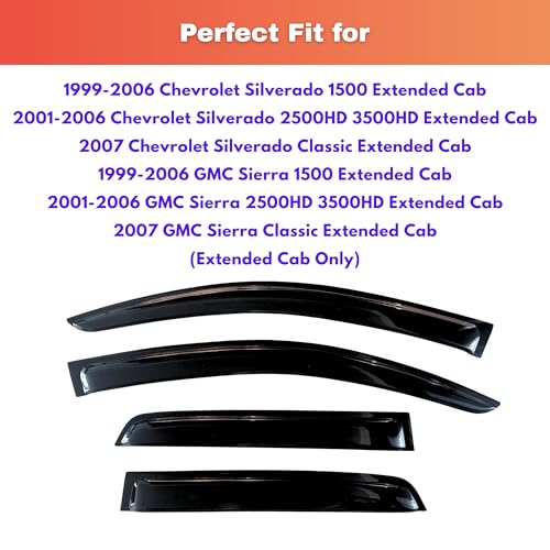 Rain Guards for 1999 (4 Count)