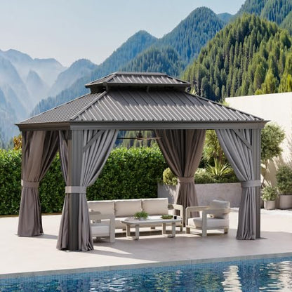 10' X 12' Hardtop Gazebo with Drainage