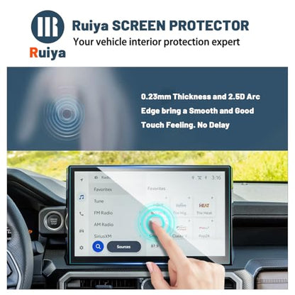Matte Screen Protector for Toyota Tacoma 14" Display Touchscreen Matte Tempered Glass Compatible with 2024 2025 2026 Toyota Tacoma Accessories